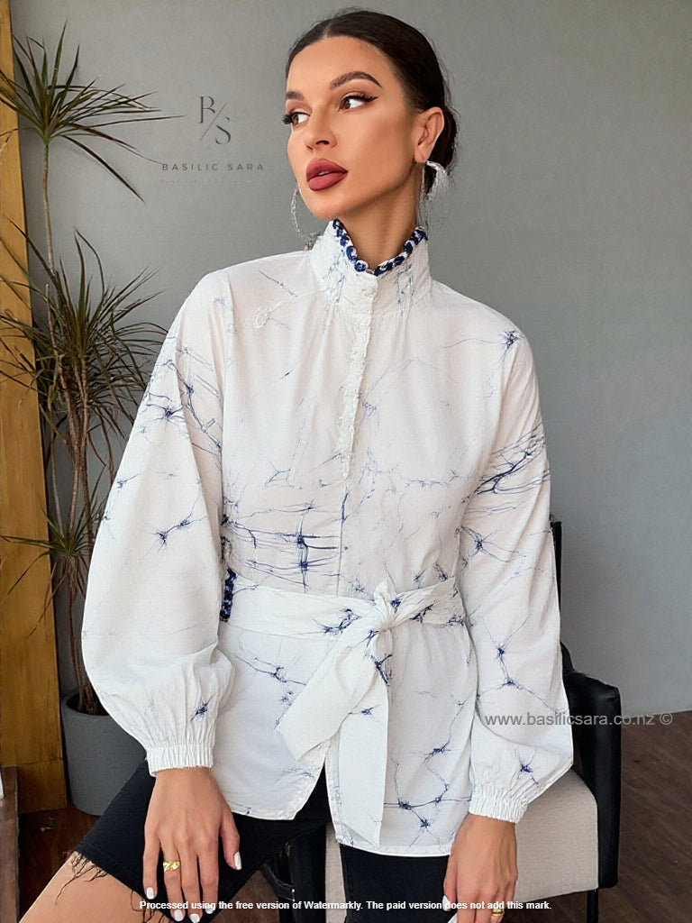 Ocean Manta Cotton Top