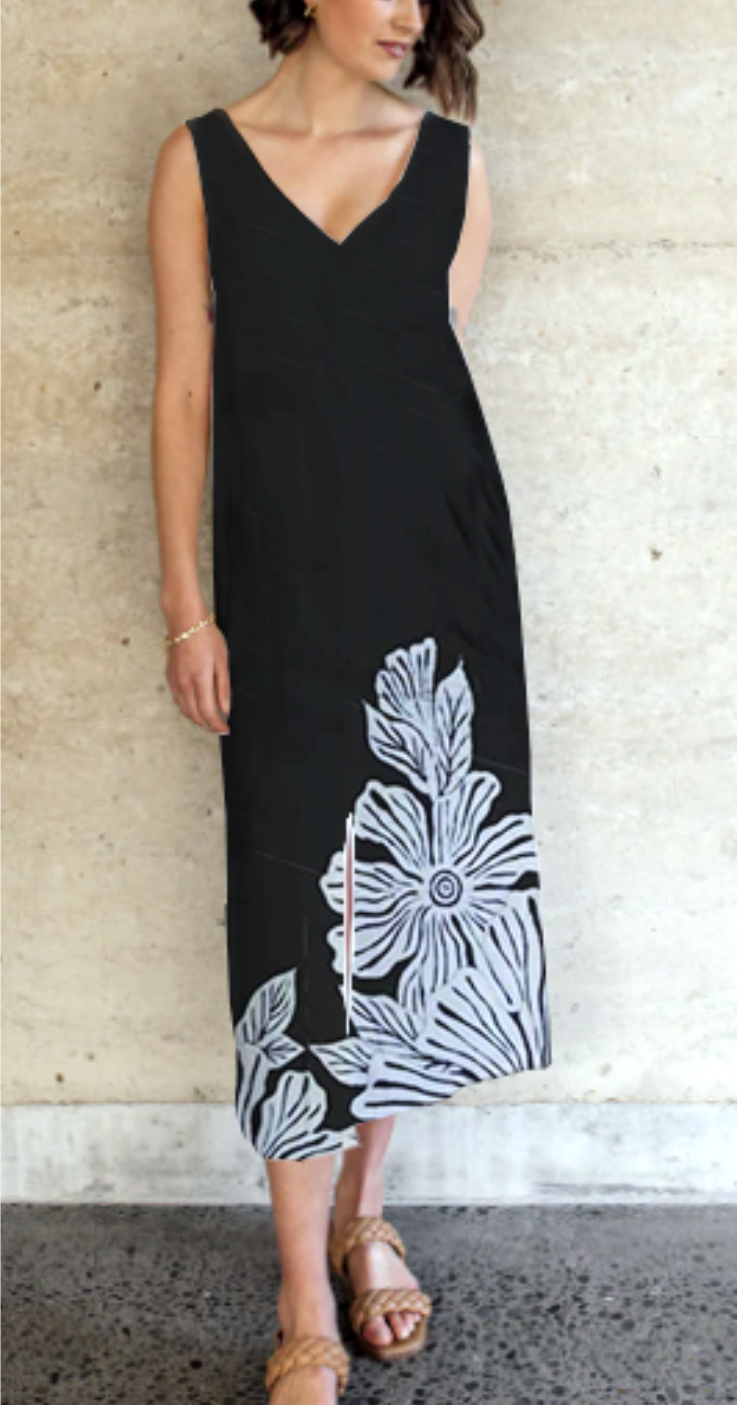 Midnight Bloom Dress