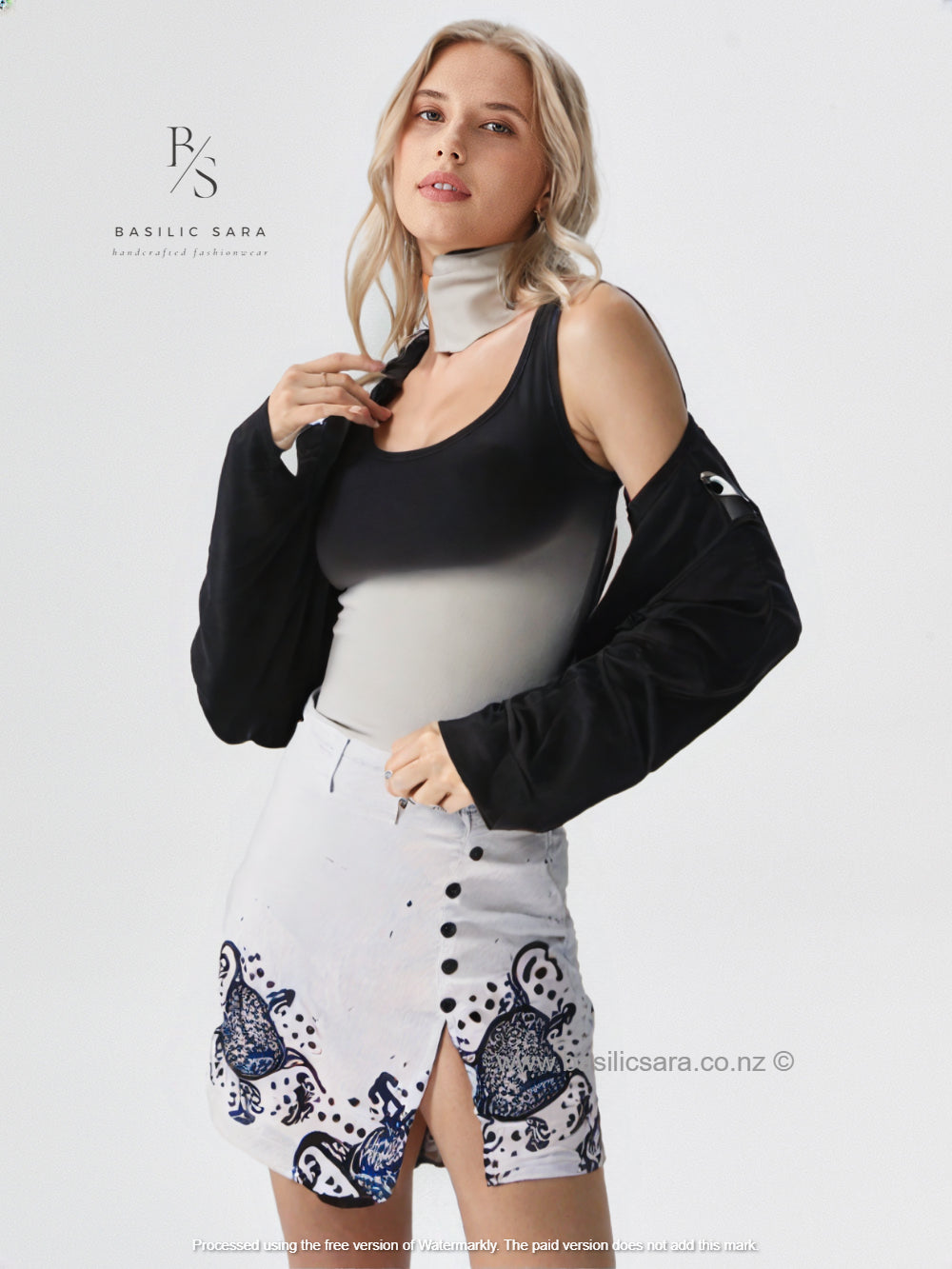 Ocean Whispers Short Skirt