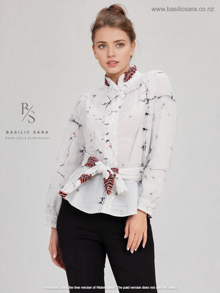 Crimson Petal Cotton Top