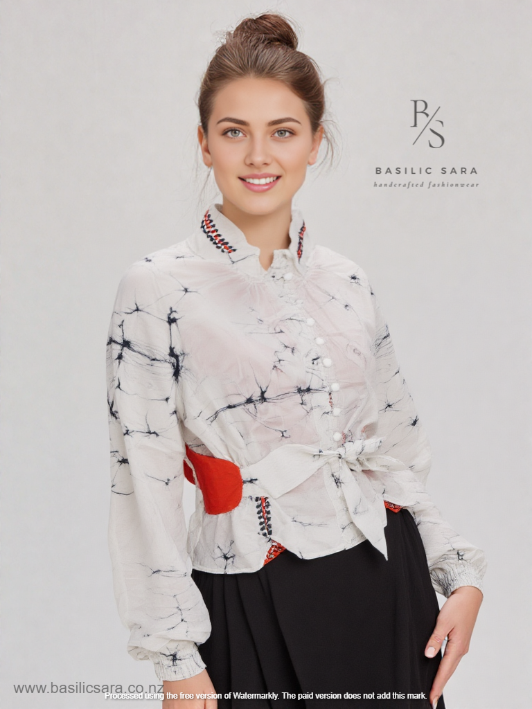 Hibiscus Bloom Cotton Top