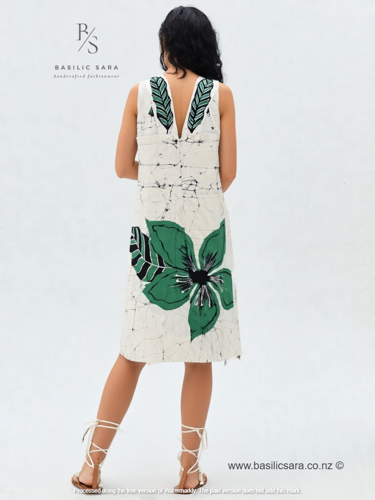 Island Bloom Sleeveless Dress