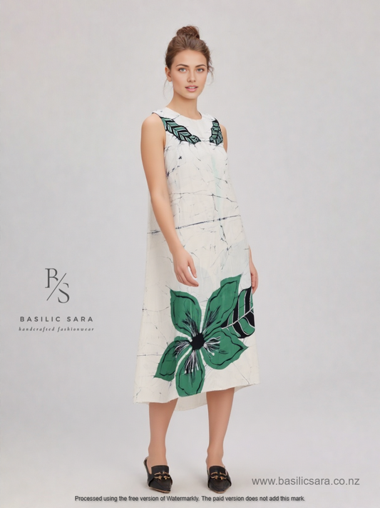Island Bloom Sleeveless Dress