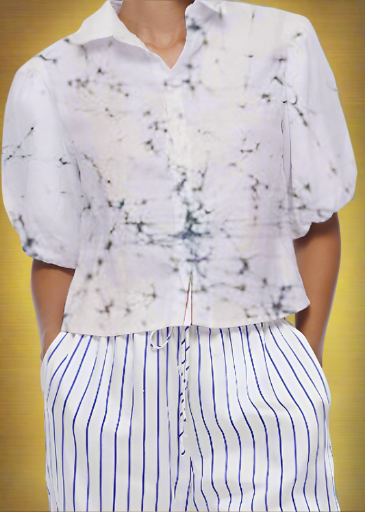 Marble Mist Elegance Top