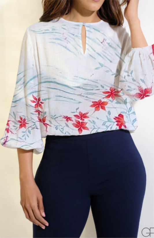 Floral Harmony Top