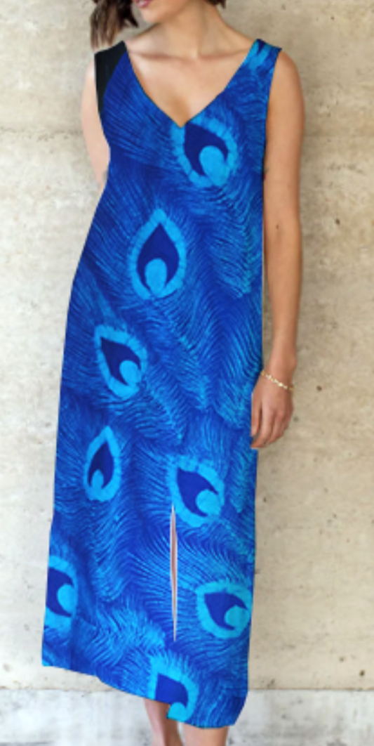 Azure Feather Dress