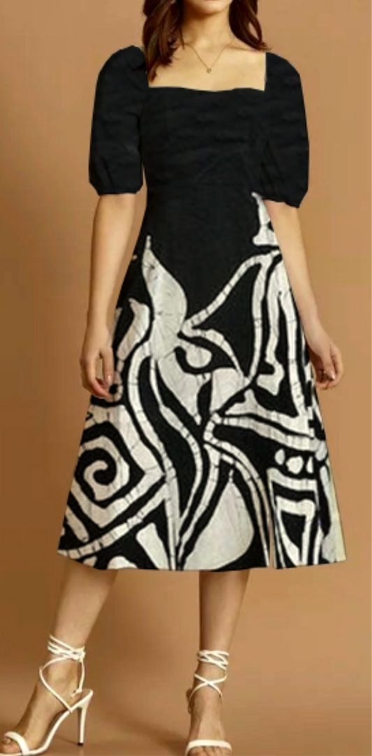 Abstract Harmony Dress
