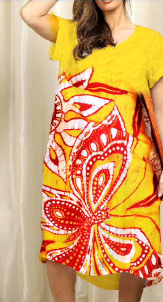 Sunlit Butterfly Dress