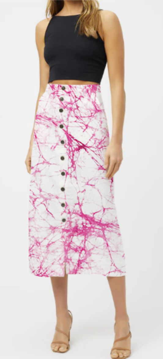 Fuchsia Veins Skirt
