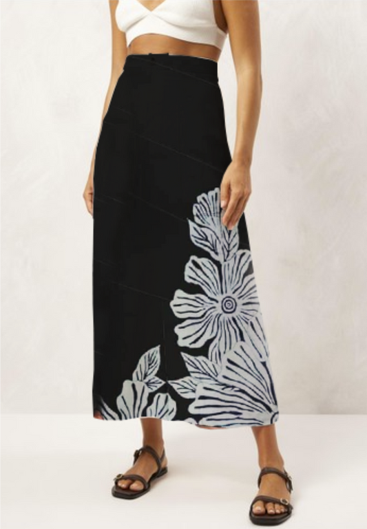 Midnight Blossom Skirt