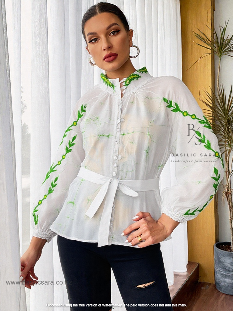 Verdant Wings Cotton Top